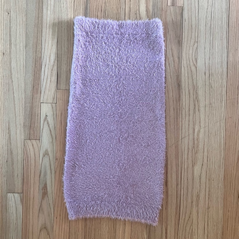 NWOT Fuzzy Bodycon Midi Skirt